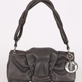 Christian Dior Small Demi Lune Shoulder Bag Dark Gray 2009