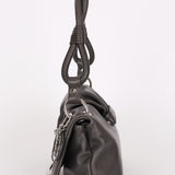 Christian Dior Small Demi Lune Shoulder Bag Dark Gray 2009
