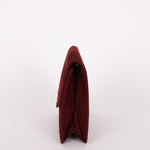 Chanel Push Pin Single Flap Bordeaux Suede GHW