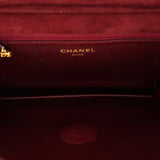 Chanel Push Pin Single Flap Bordeaux Suede GHW