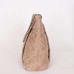 Chanel Large Hamptons Tote Taupe Nubuck SHW