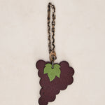 Hermès Leather Grape Charm