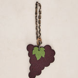 Hermès Leather Grape Charm