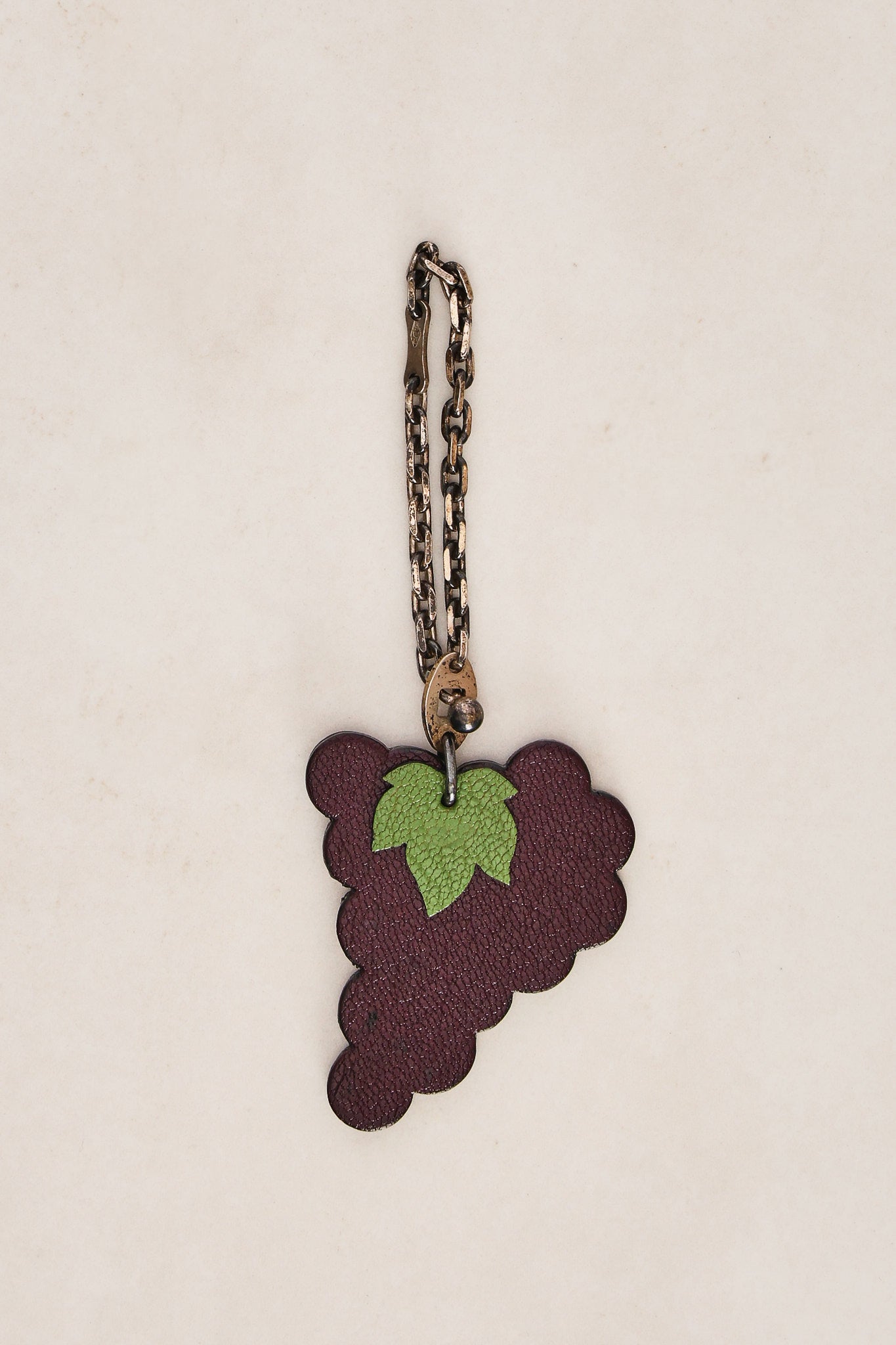 Hermès Leather Grape Charm