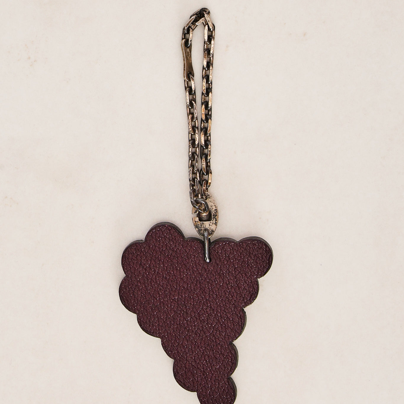 Hermès Leather Grape Charm
