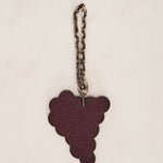 Hermès Leather Grape Charm