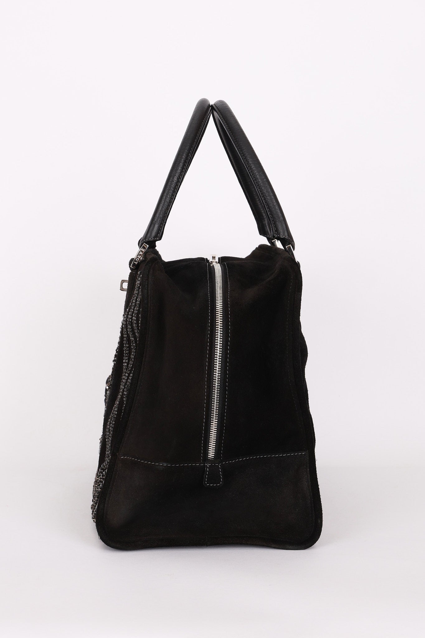 Loewe Beaded Anagram Amazona Boston Bag