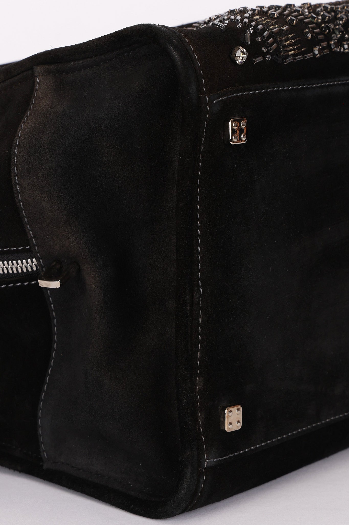 Loewe Beaded Anagram Amazona Boston Bag