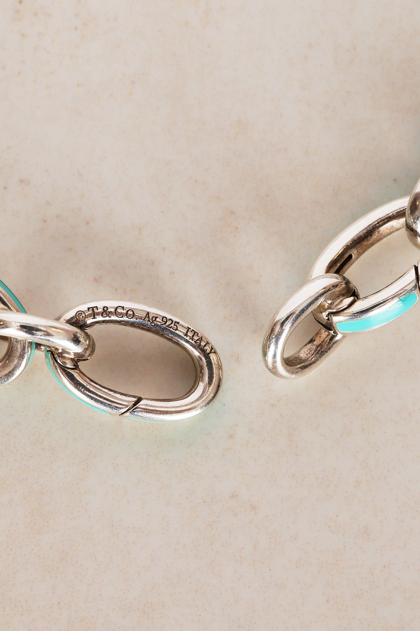 Tiffany and Co. Stainless Steel Chainlink Bracelet