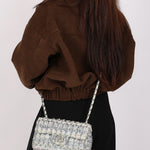 Chanel Mini Rectangle Multicolor Tweed SHW