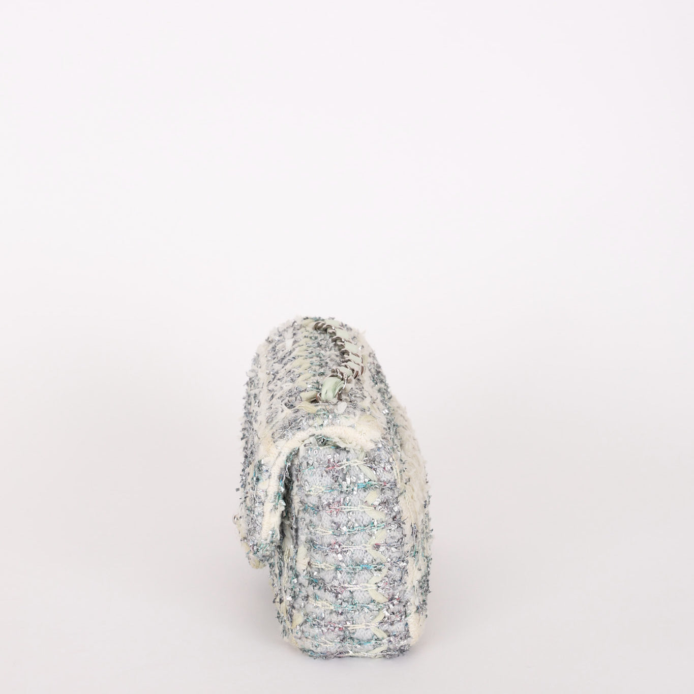 Chanel Mini Rectangle Multicolor Tweed SHW