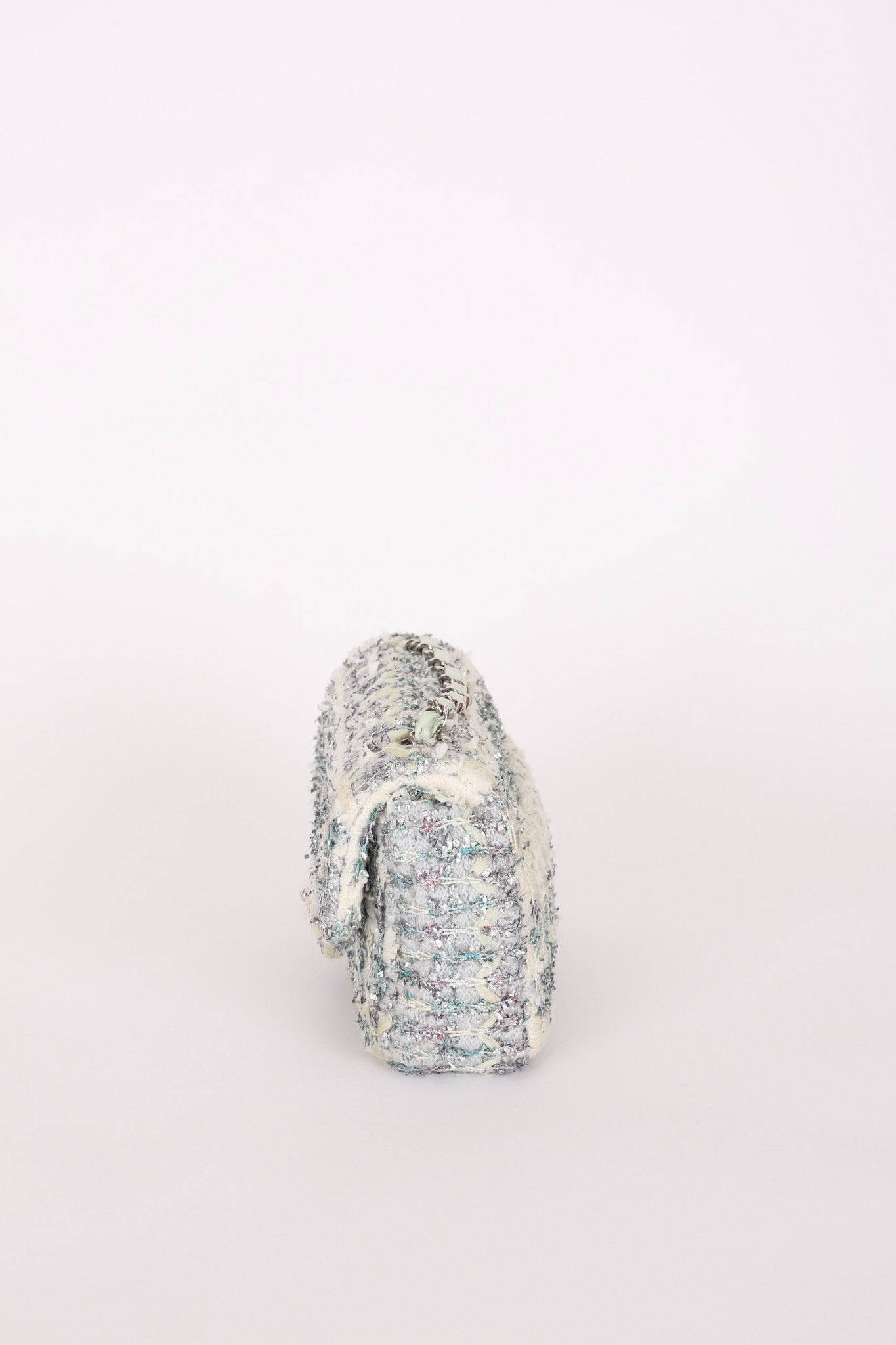 Chanel Mini Rectangle Multicolor Tweed SHW
