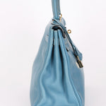 Hermès Kelly 28 Bleu Jean Swift GHW