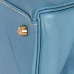 Hermès Kelly 28 Bleu Jean Swift GHW