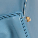 Hermès Kelly 28 Bleu Jean Swift GHW
