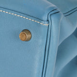 Hermès Kelly 28 Bleu Jean Swift GHW