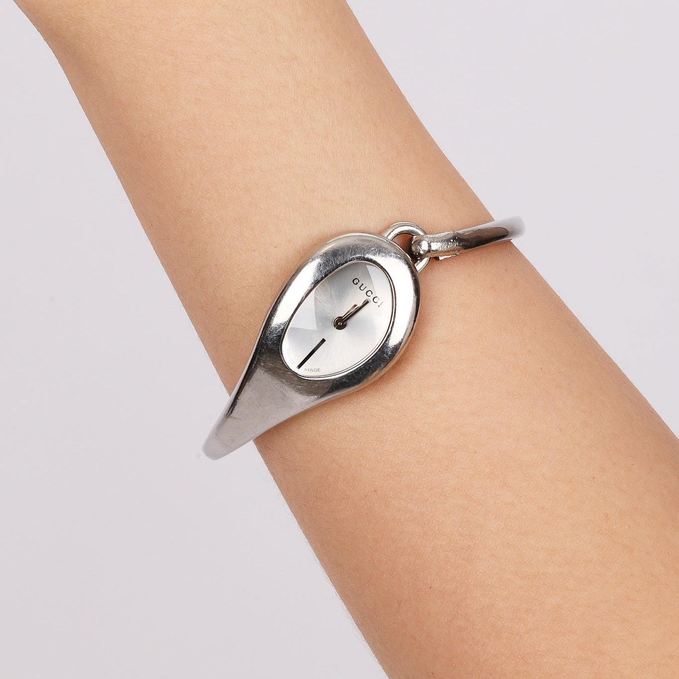 Gucci Stainless Steel Oval Watch