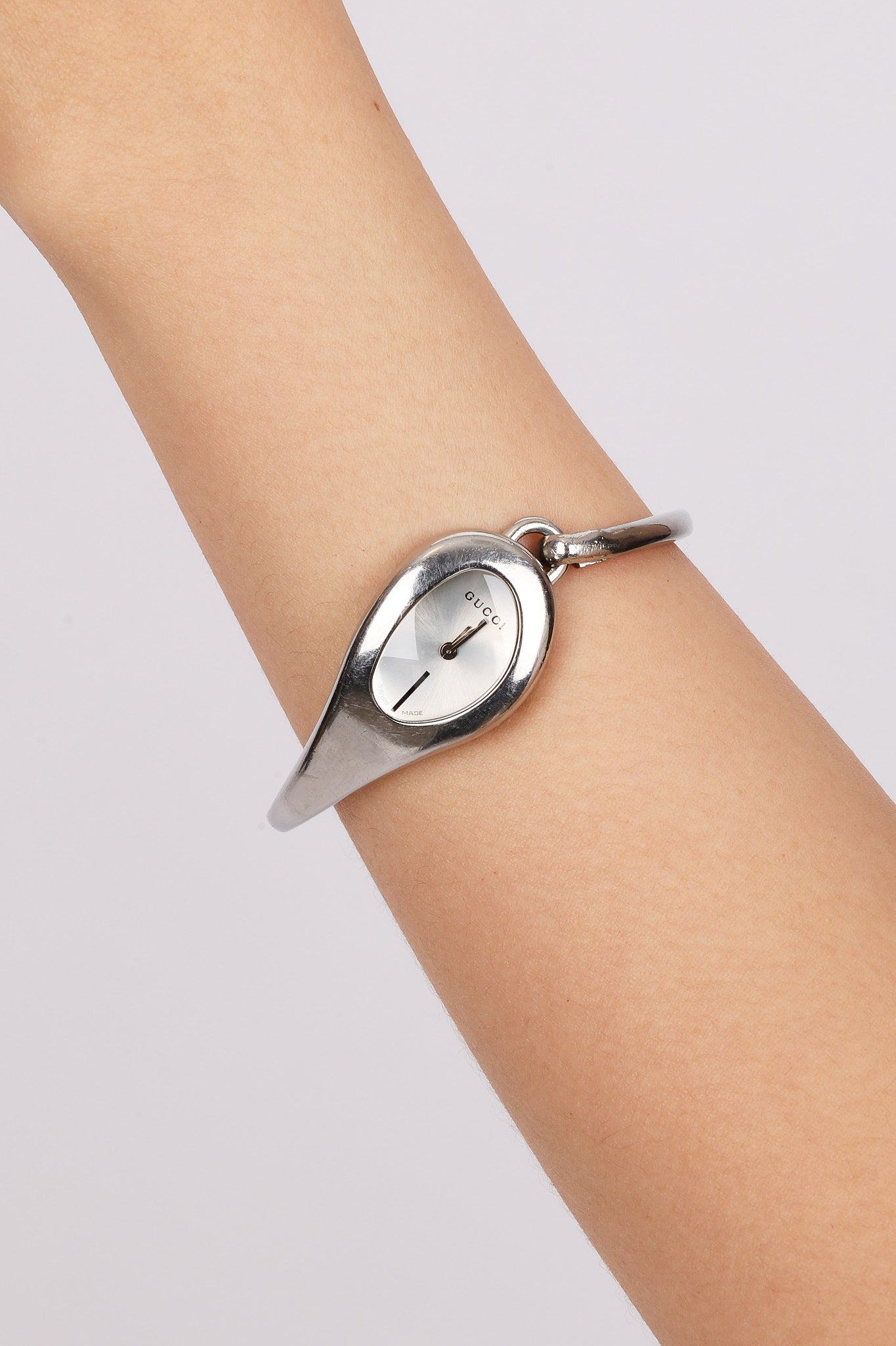 Gucci Stainless Steel Oval Watch