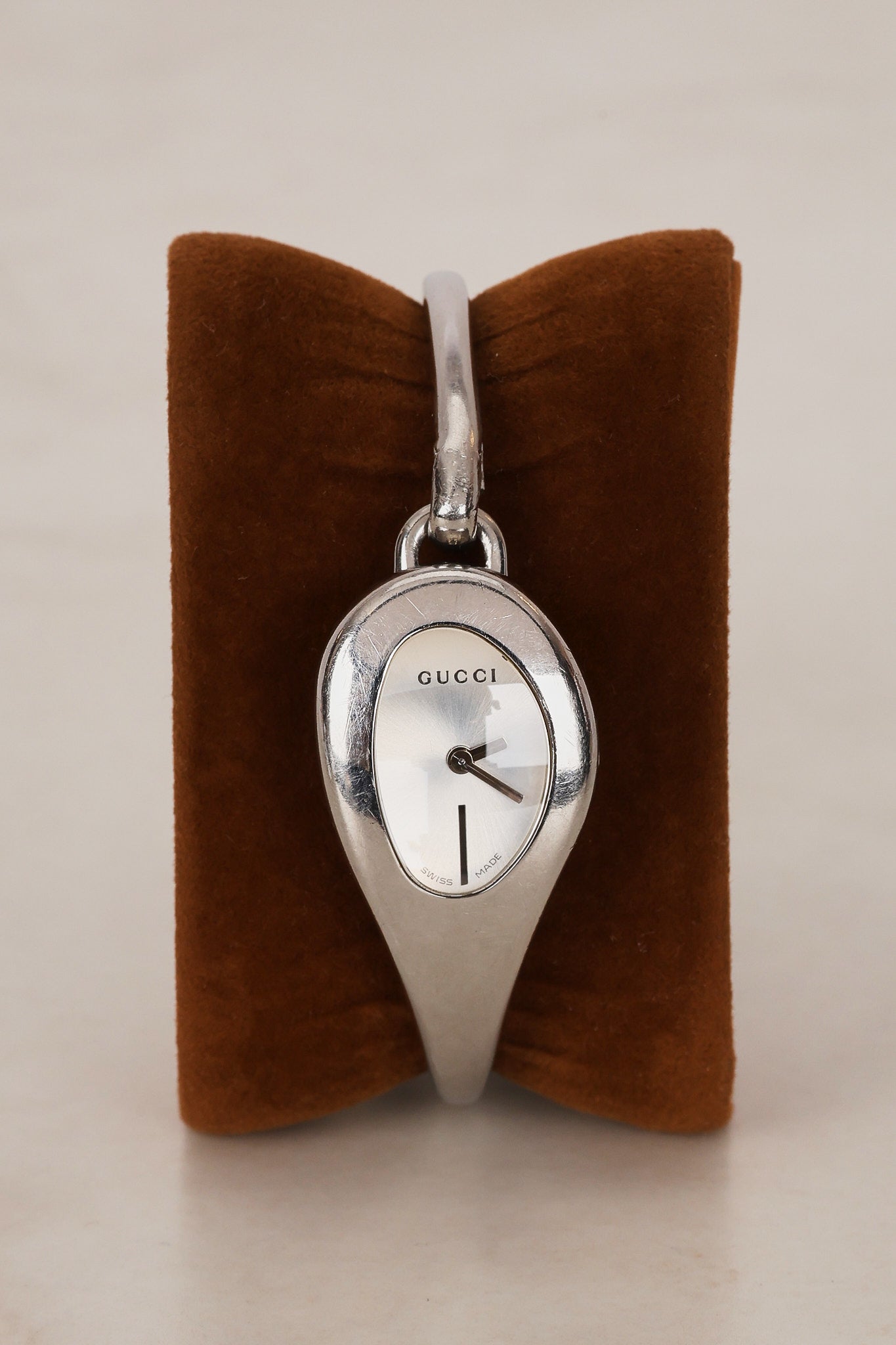 Gucci Stainless Steel Oval Watch