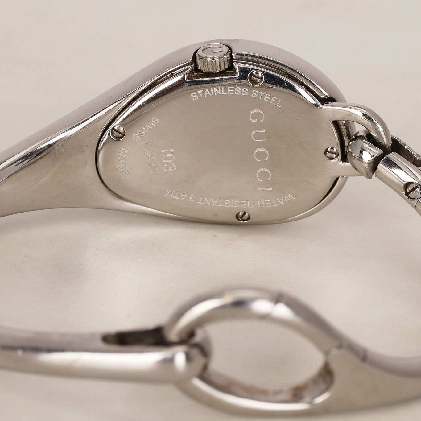 Gucci Stainless Steel Oval Watch