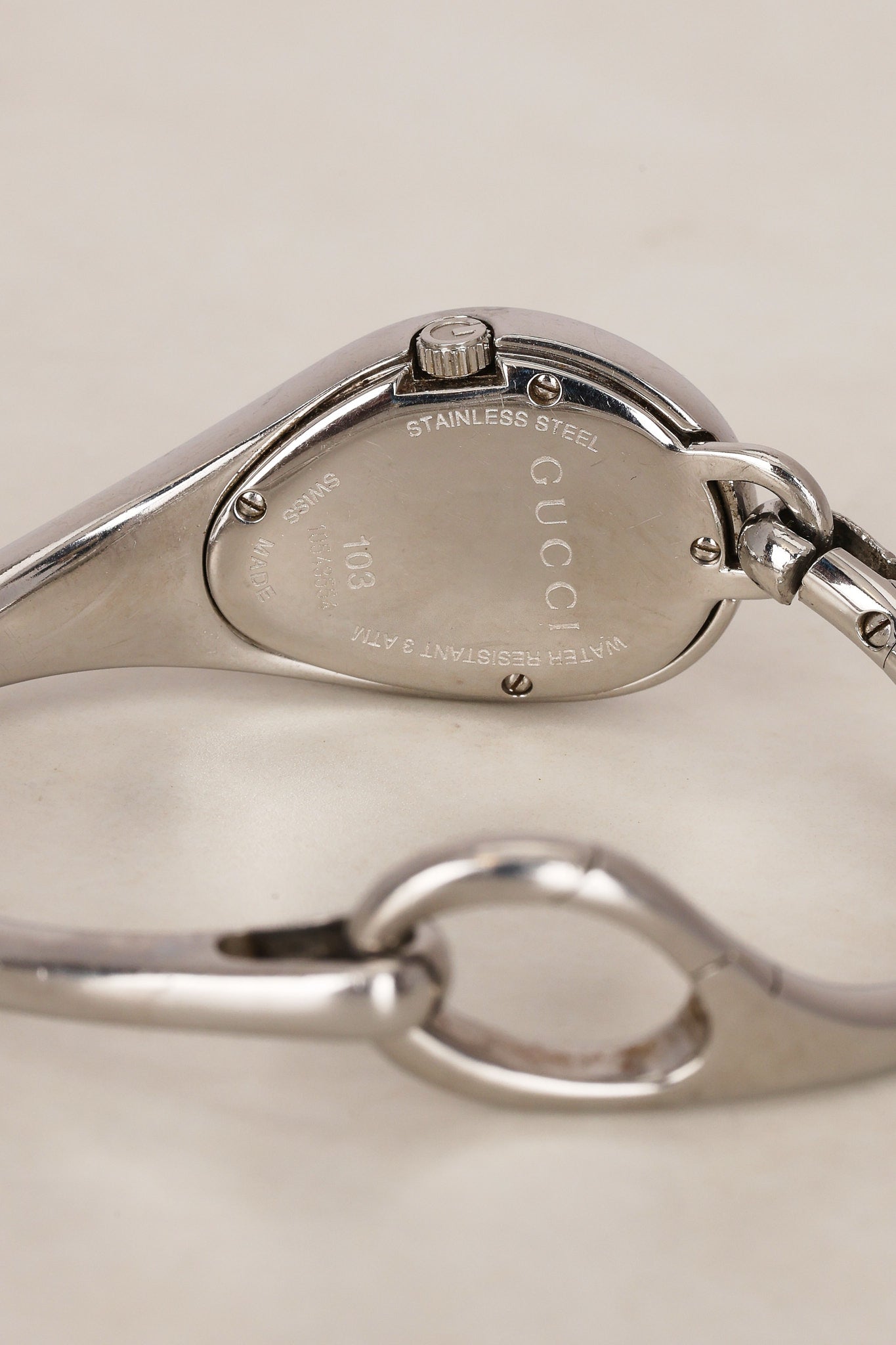 Gucci Stainless Steel Oval Watch