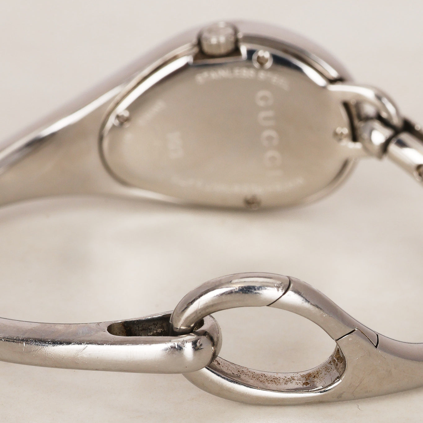 Gucci Stainless Steel Oval Watch