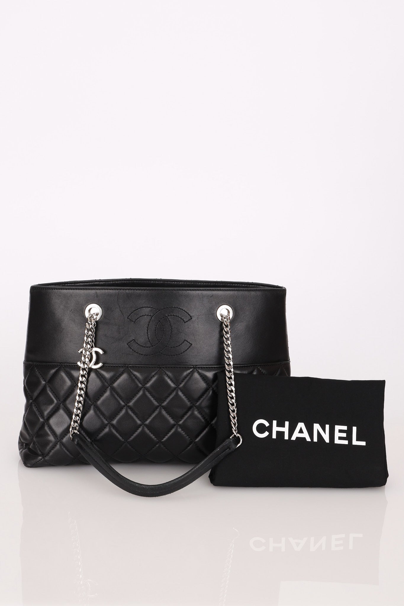 Chanel Medium Urban Delight Tote Black Lambskin SHW