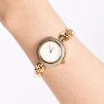 Gucci Gold Multicolor Bezel Watch