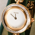 Gucci Gold Multicolor Bezel Watch