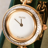 Gucci Gold Multicolor Bezel Watch