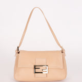 Fendi Mini Mamma Baguette Light Pink Calfskin
