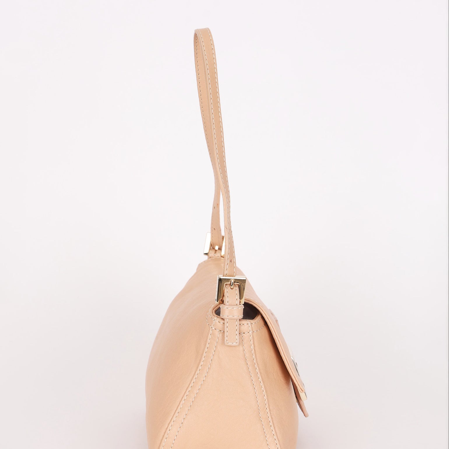Fendi Mini Mamma Baguette Light Pink Calfskin