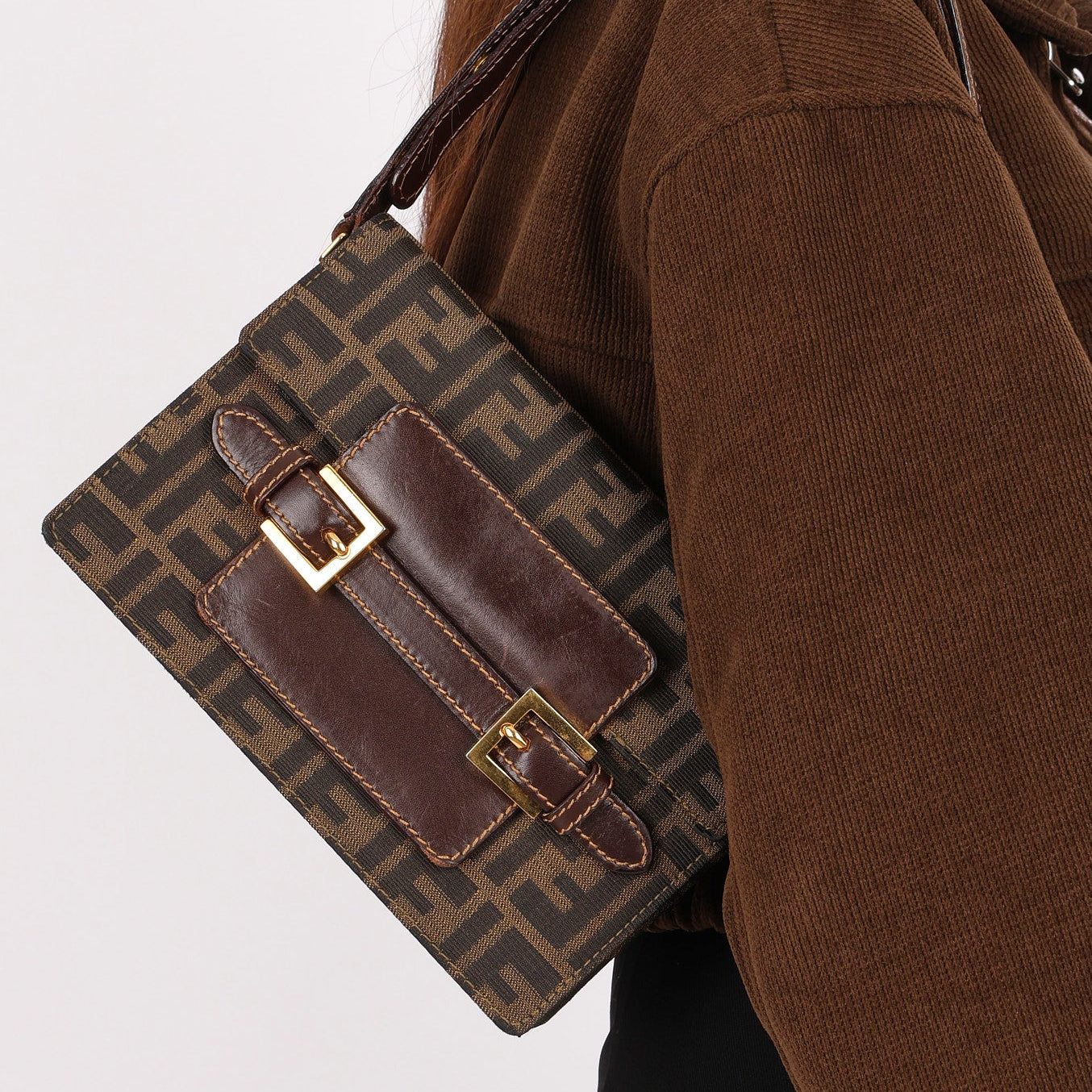 Fendi Zucca Shoulder Bag