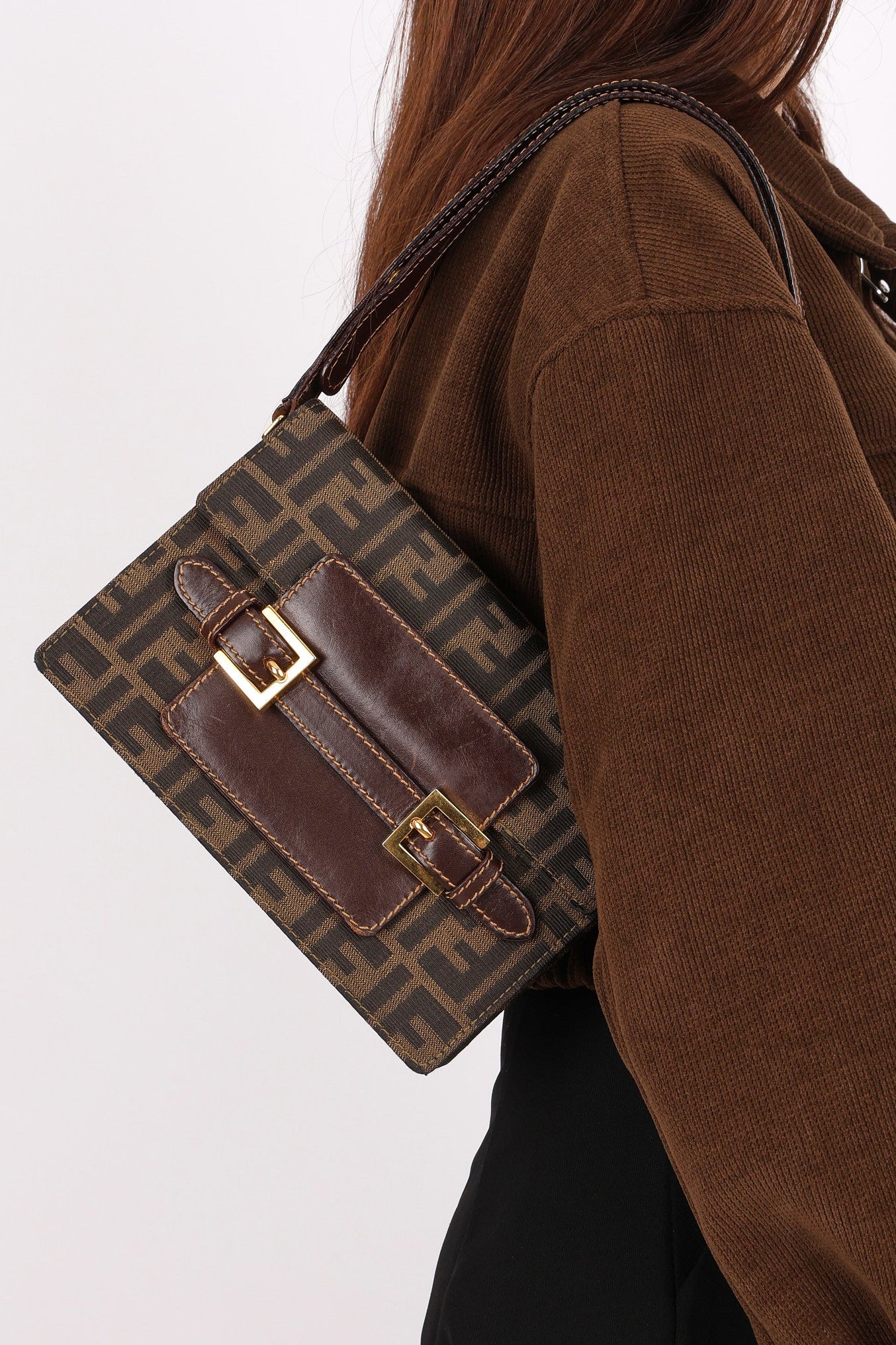 Fendi Zucca Shoulder Bag