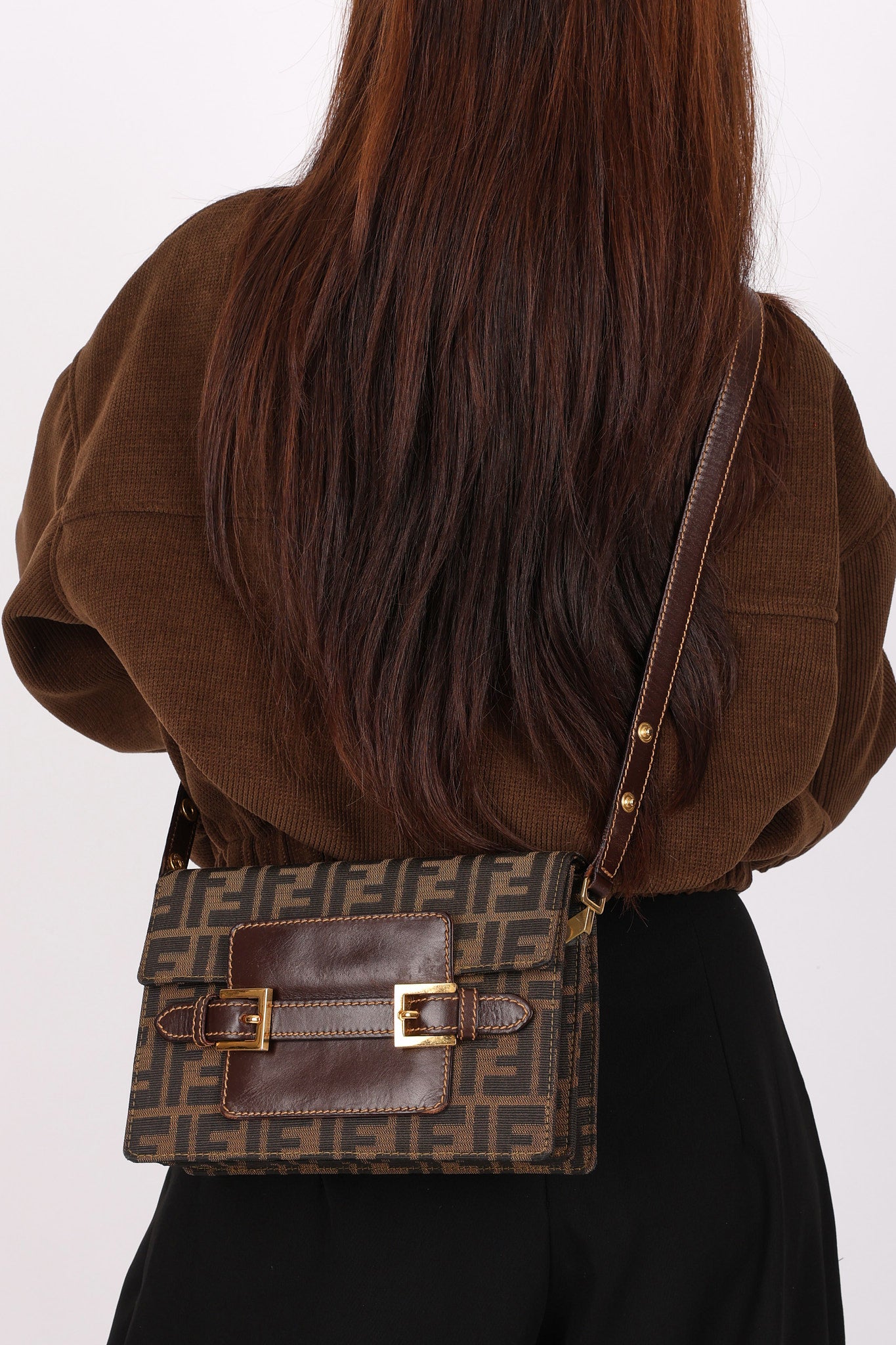 Fendi Zucca Shoulder Bag