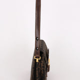 Fendi Zucca Buckle Shoulder Bag