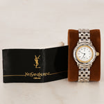 Saint Laurent Stainless Steel Circle Watch