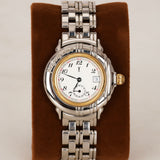 Saint Laurent Stainless Steel Circle Watch
