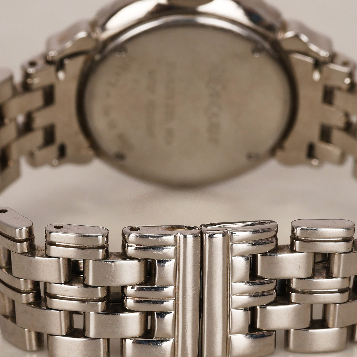 Saint Laurent Stainless Steel Circle Watch