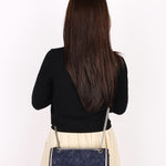 Chanel 2.55 Reissue Double Flap Navy Suede 2016 SHW