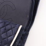 Chanel 2.55 Reissue Double Flap Navy Suede SHW