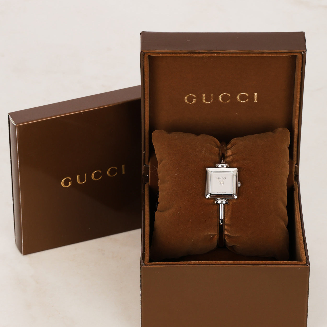 Gucci Stainless Steel Square Watch