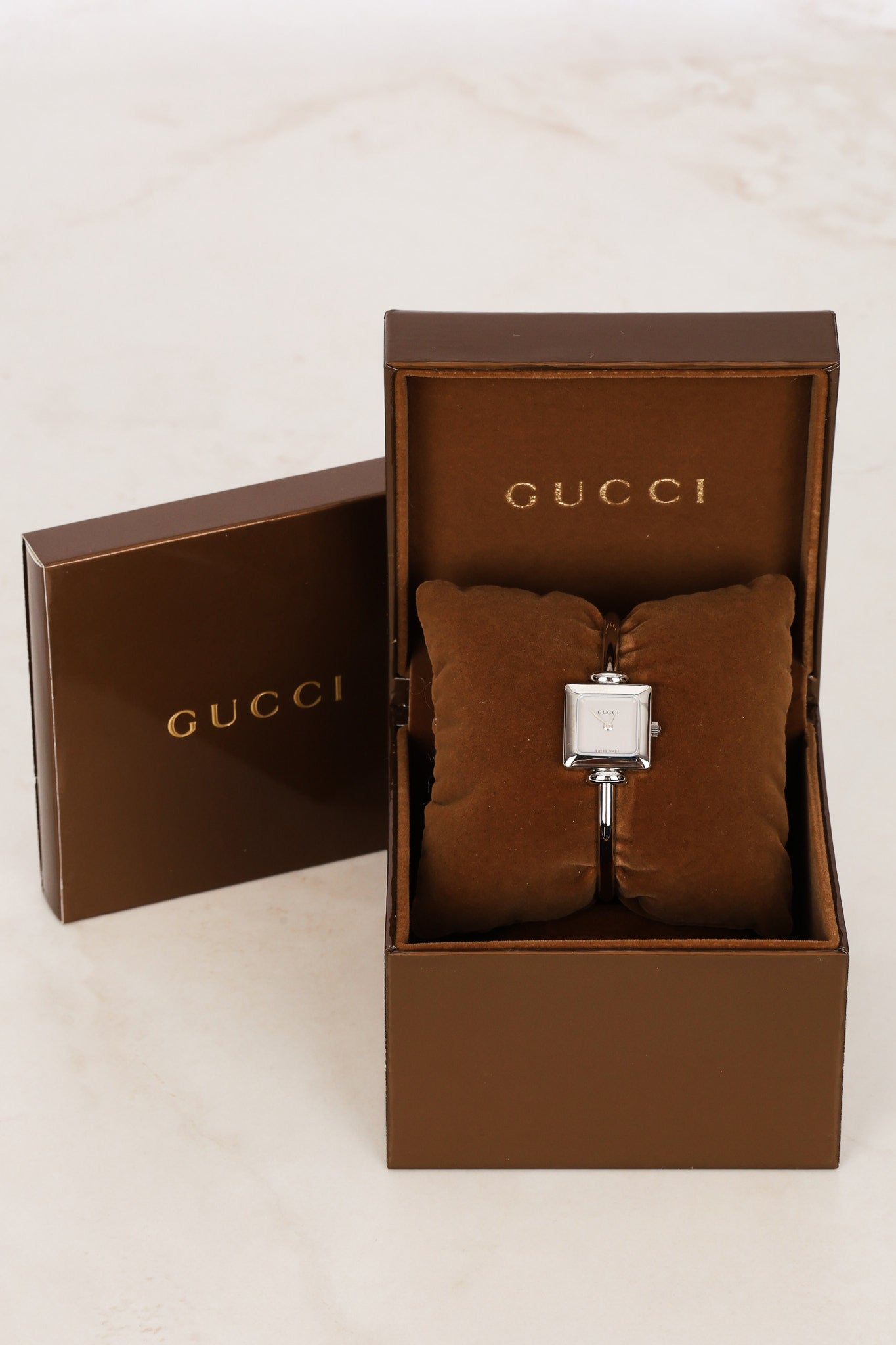 Gucci Stainless Steel Square Watch