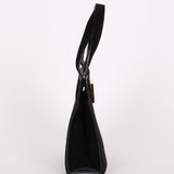 Gucci G-Clasp Mini Shopper Tote Black Suede