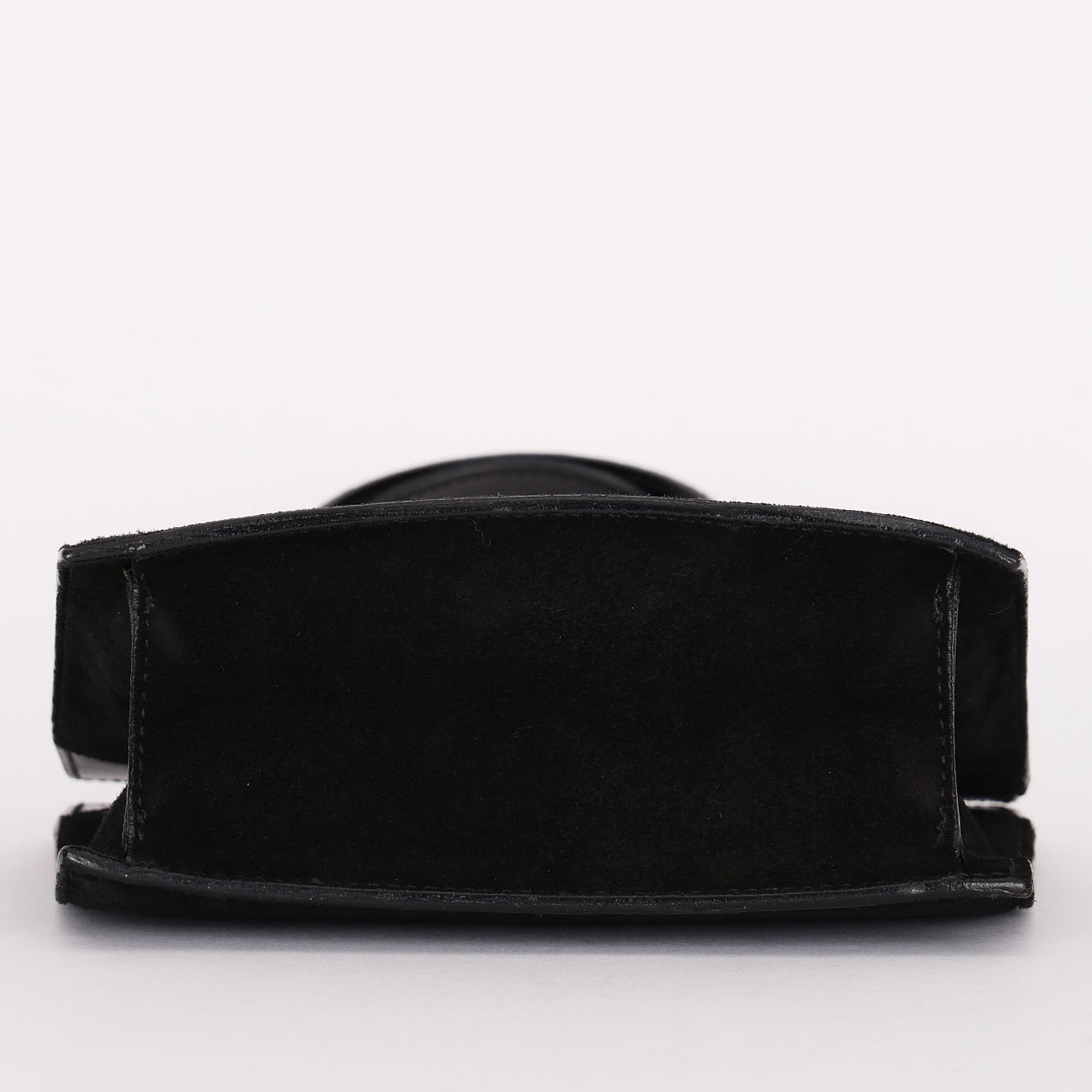 Gucci G-Clasp Mini Shopper Tote Black Suede