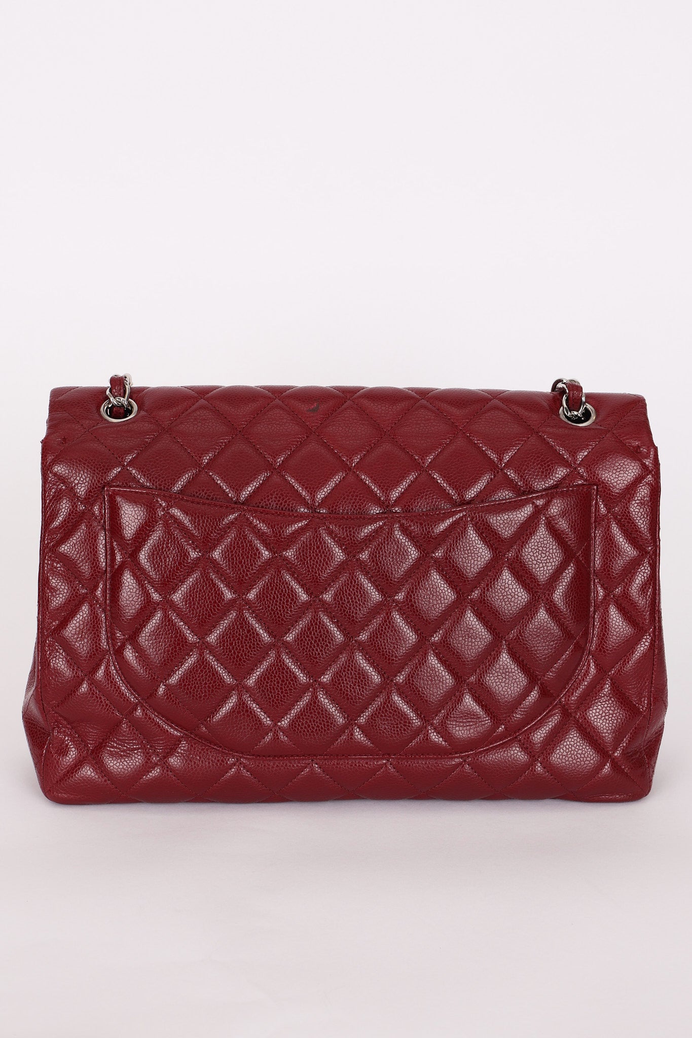 Chanel Jumbo Single Flap Bordeaux Caviar SHW