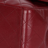 Chanel Jumbo Single Flap Bordeaux Caviar SHW