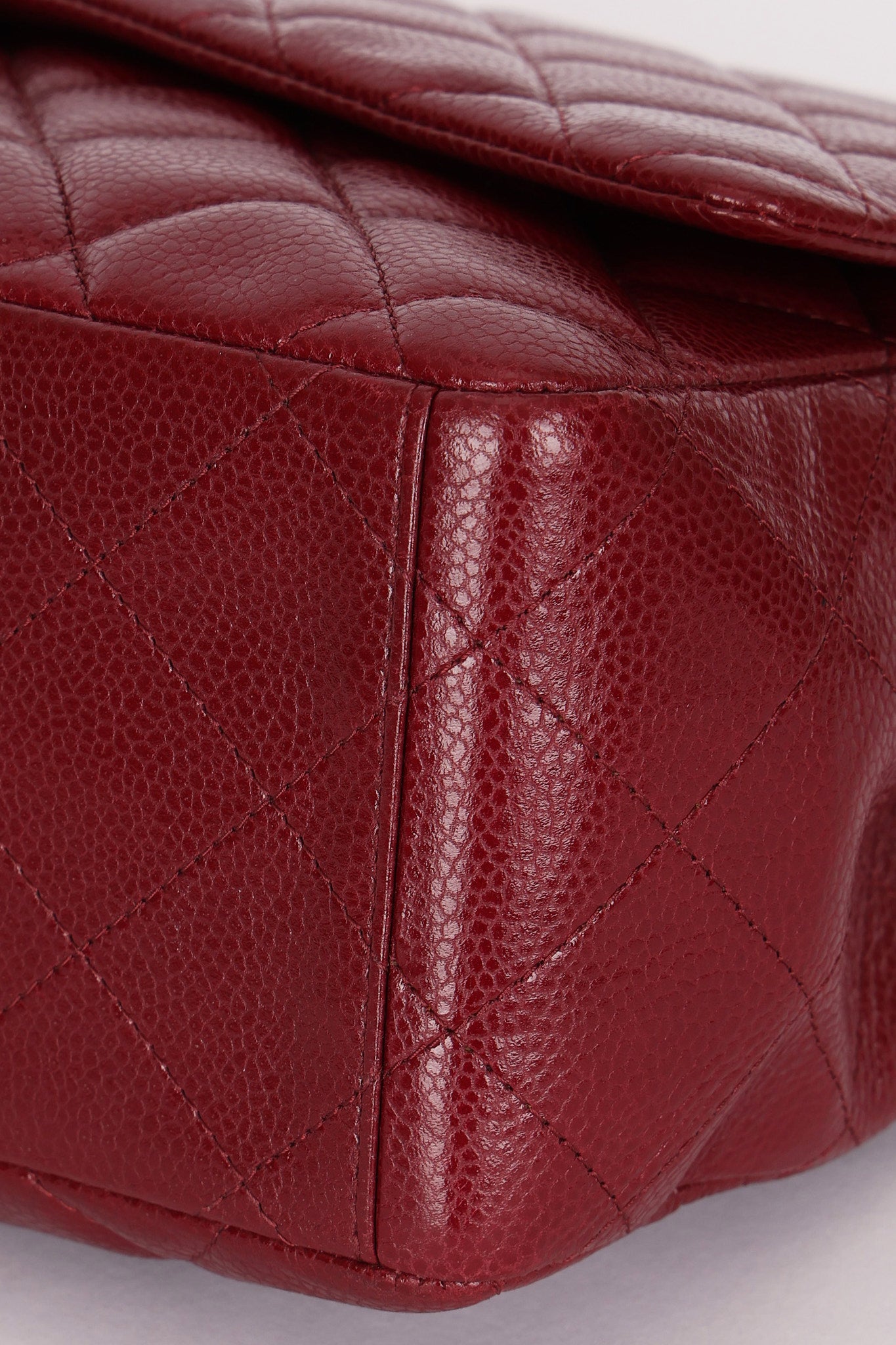 Chanel Jumbo Single Flap Bordeaux Caviar SHW