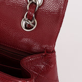 Chanel Jumbo Single Flap Bordeaux Caviar SHW