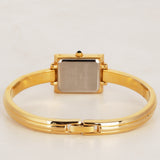 Saint Laurent Gold Square Watch